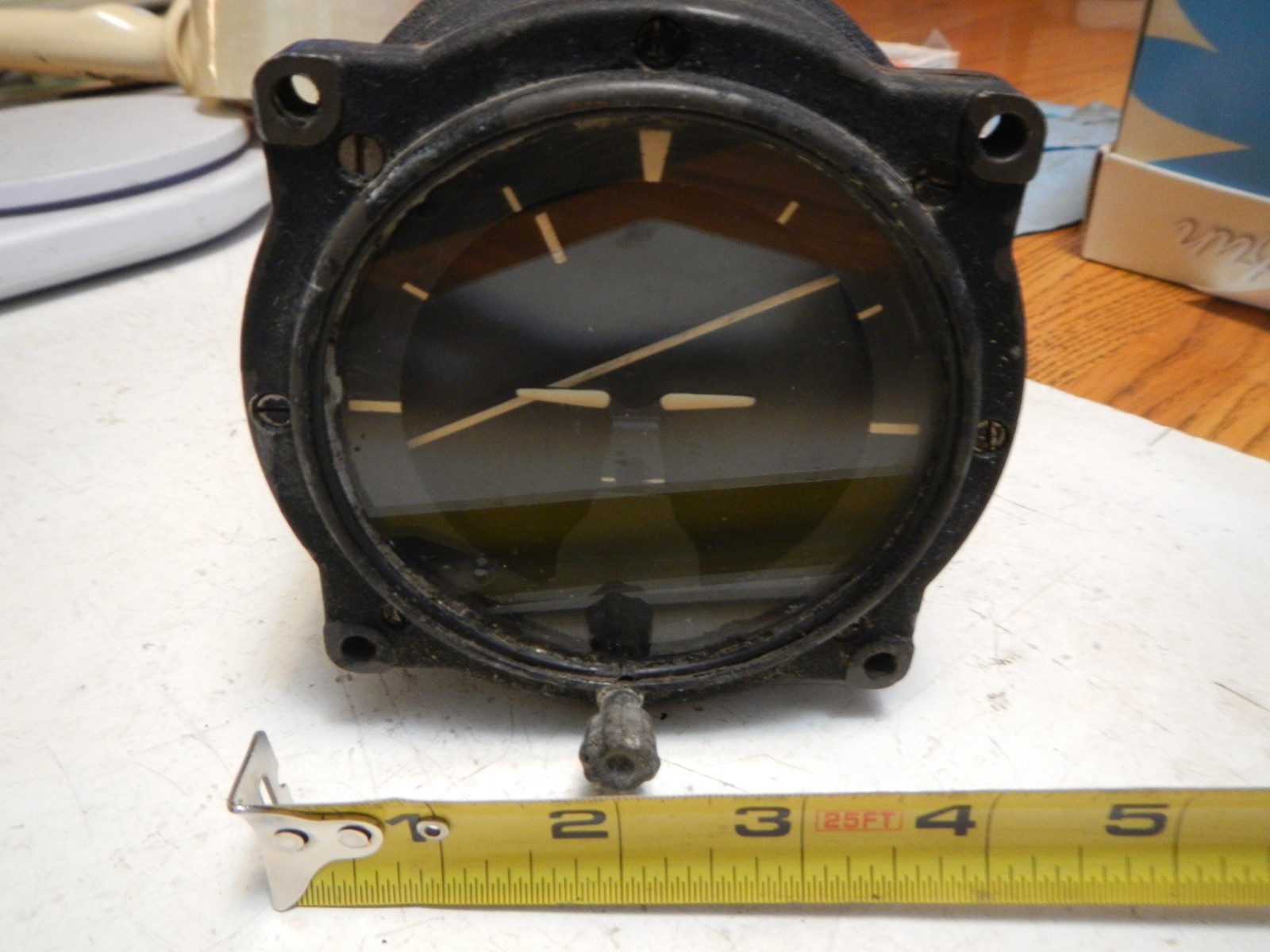 1957 Aircraft Air Plane Garwin Directional Gyro Horizon Indicator 23-700