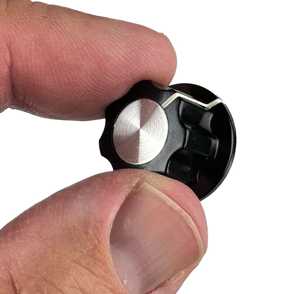 G28415E ` Radio Shack Set Screw Aluminum Insert Control Knob for 1/4" Shafts