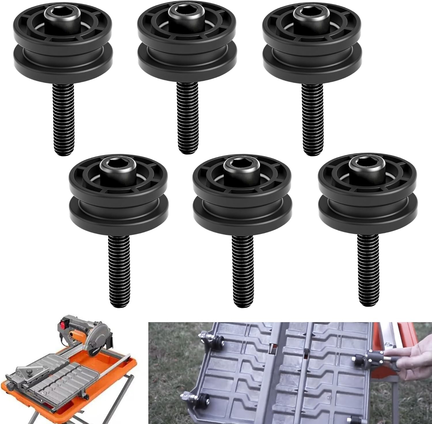 Durable Table Roller for Ridgid 7" Tile Saw Models R4030, R4031 & Ryobi DT180EVO