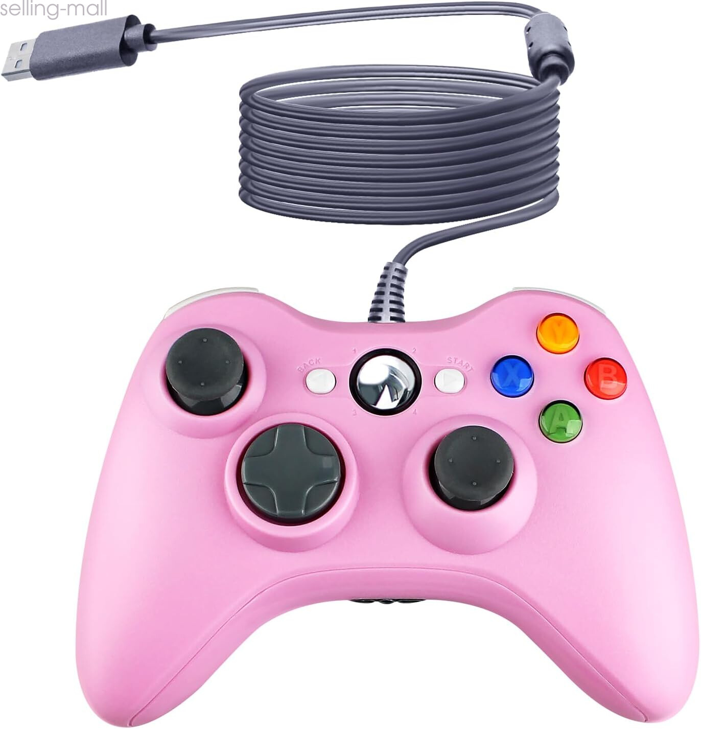 Wired USB Xbox 360 Controller Gamepad For Xbox 360 /Slim PC Windows 11 10 8 MAC