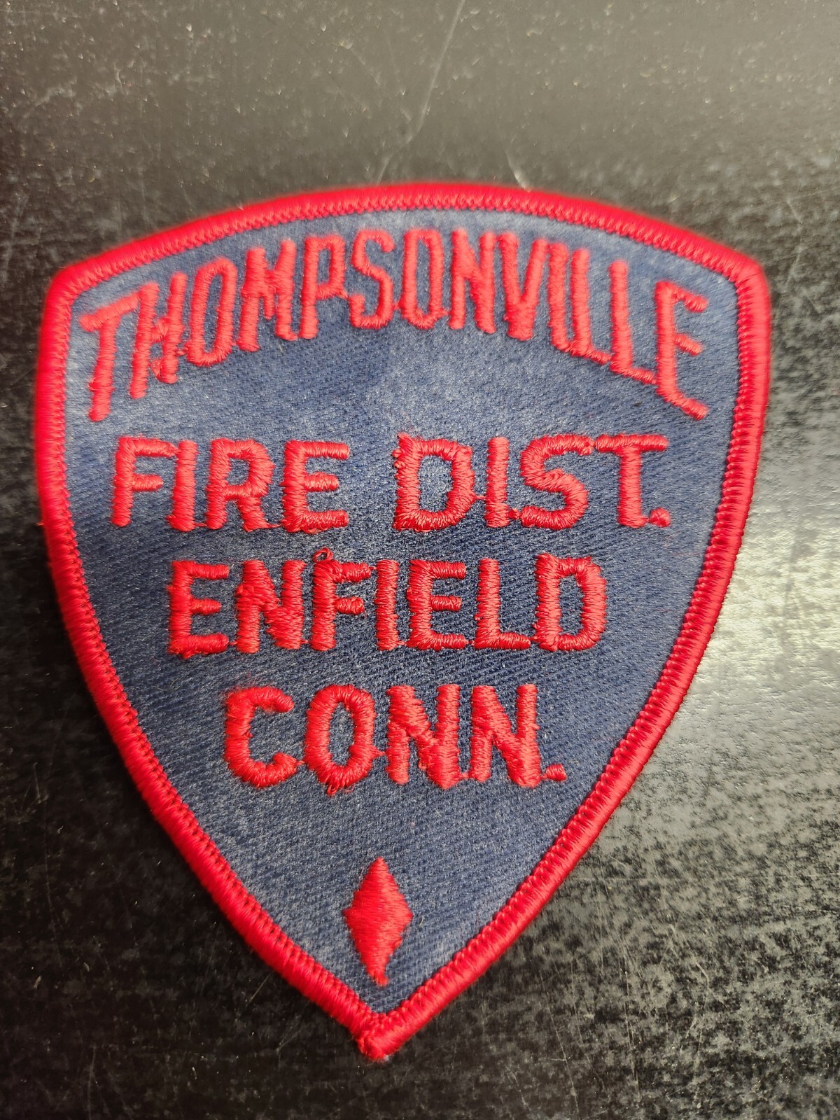 Vintage Thompsonville (Enfield) Connecticut  Fire Department Patch