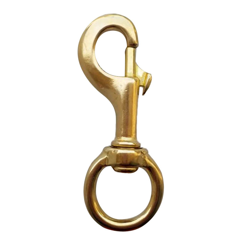 Heavy Duty Brass Swivel Eye Bolt Snap Hook Buckle for Dive