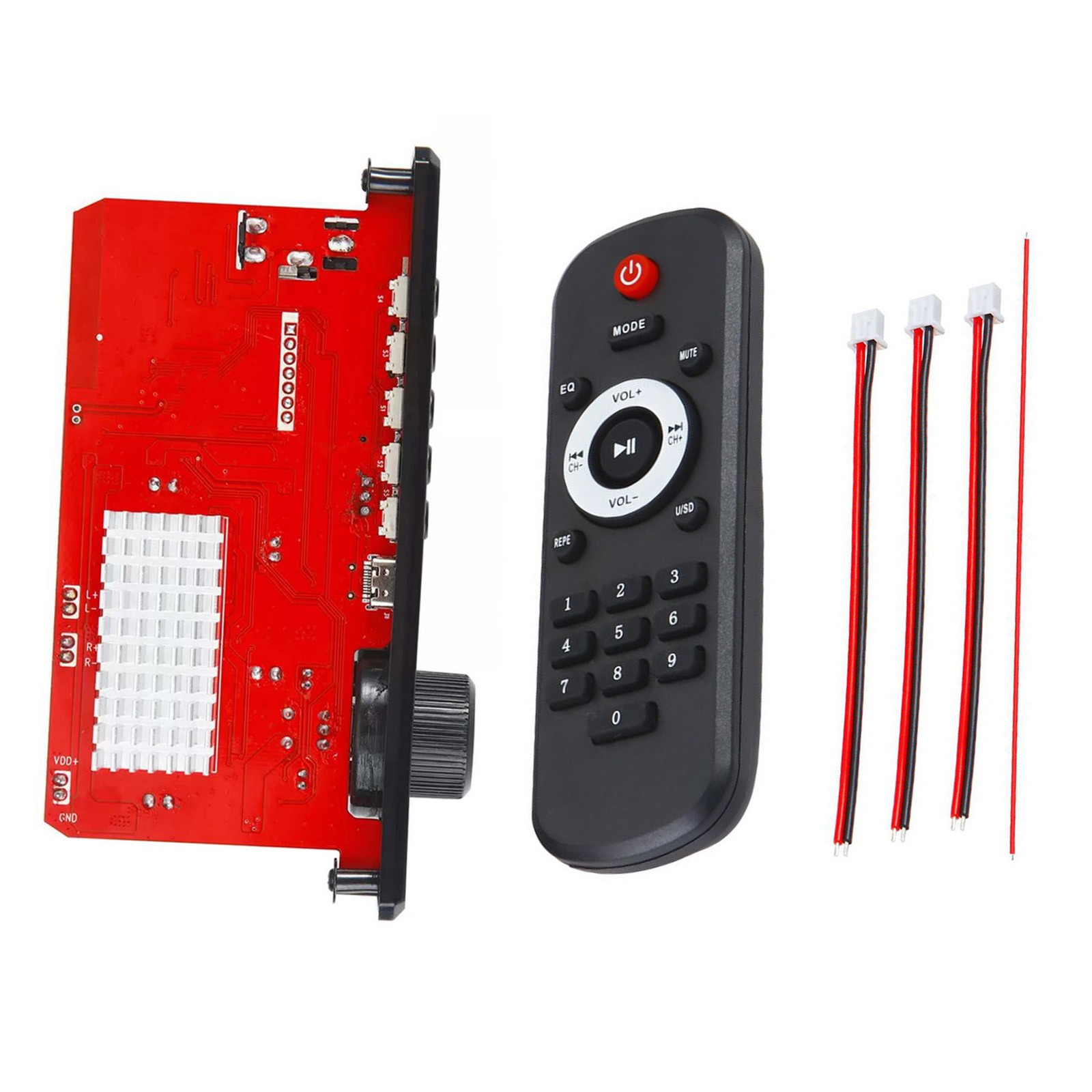 160W Amplifier Audio Decoder Lossless Music Decoding MP3/ USB/ TF/ FM/ Bluetooth