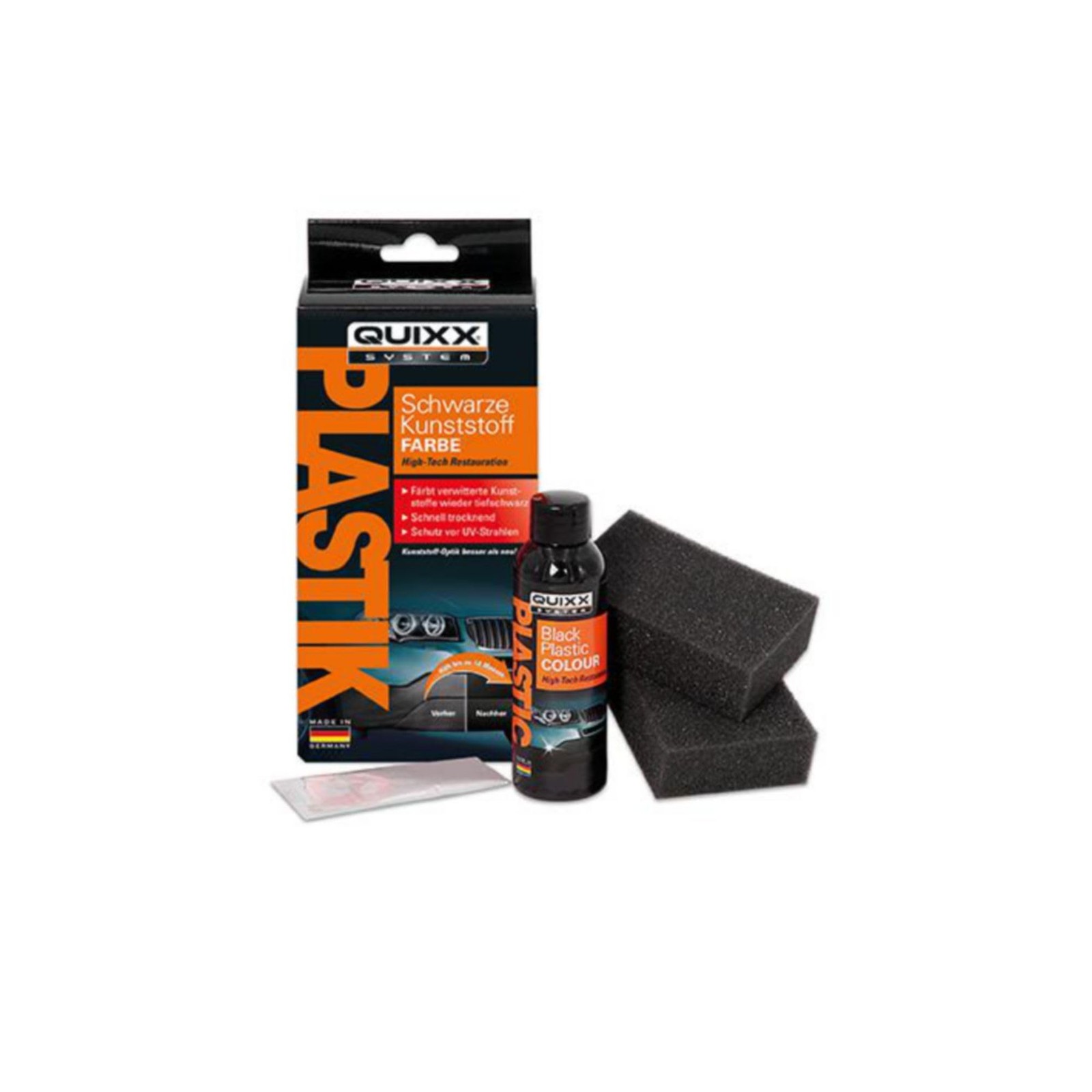 QUIXX 10188 Black Plastic Color - Trim Restorer, Transforms Old, Weathered Pl...