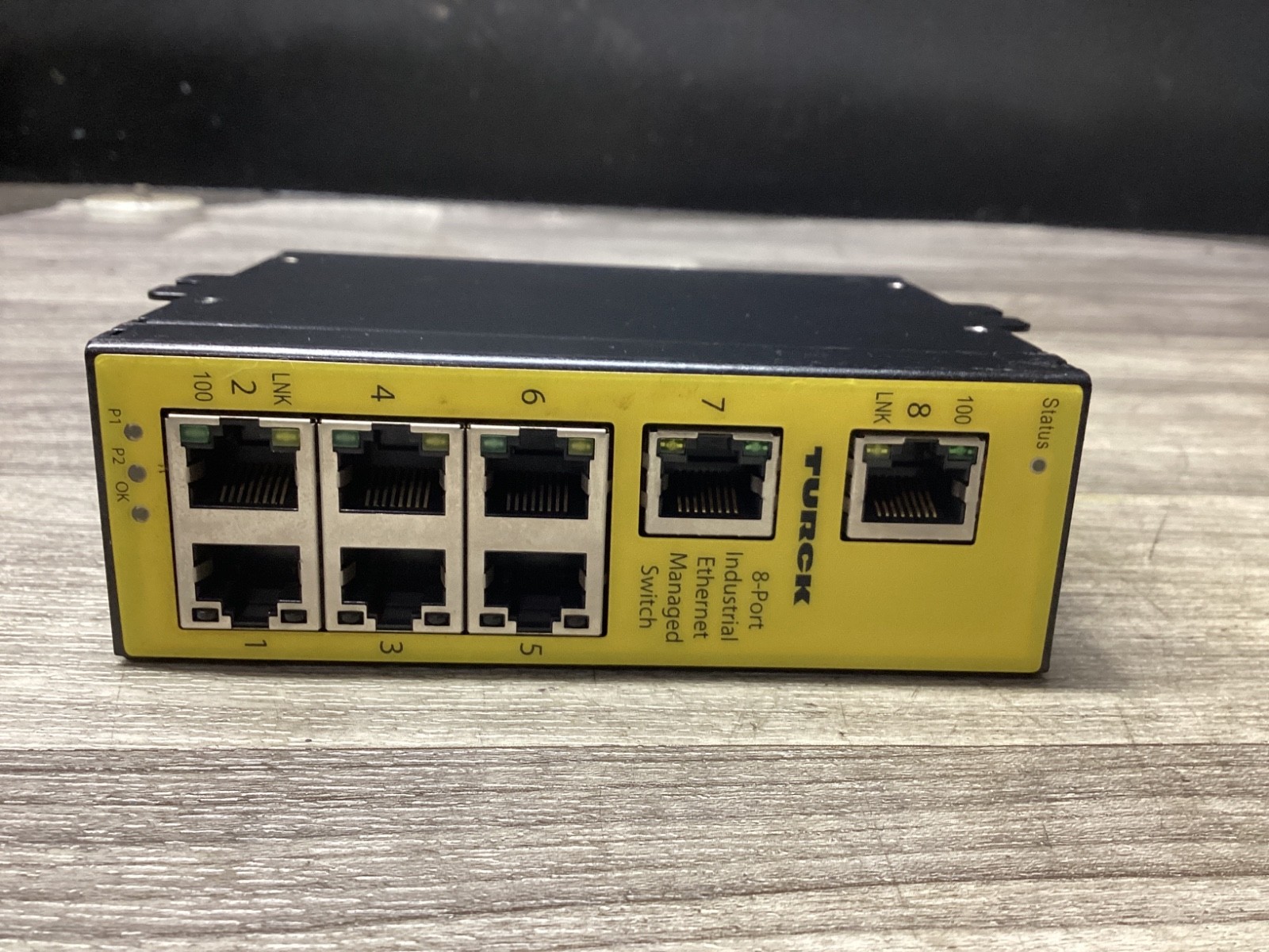Turck SE20-84XT-RJ822 8 Port Industrial Ethernet Switch 24VDC #321N122