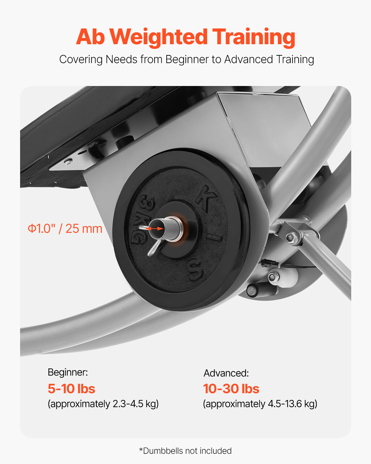 AB Workout Machine Equipment Home Gym Core Abdominal Trainers Adjustable