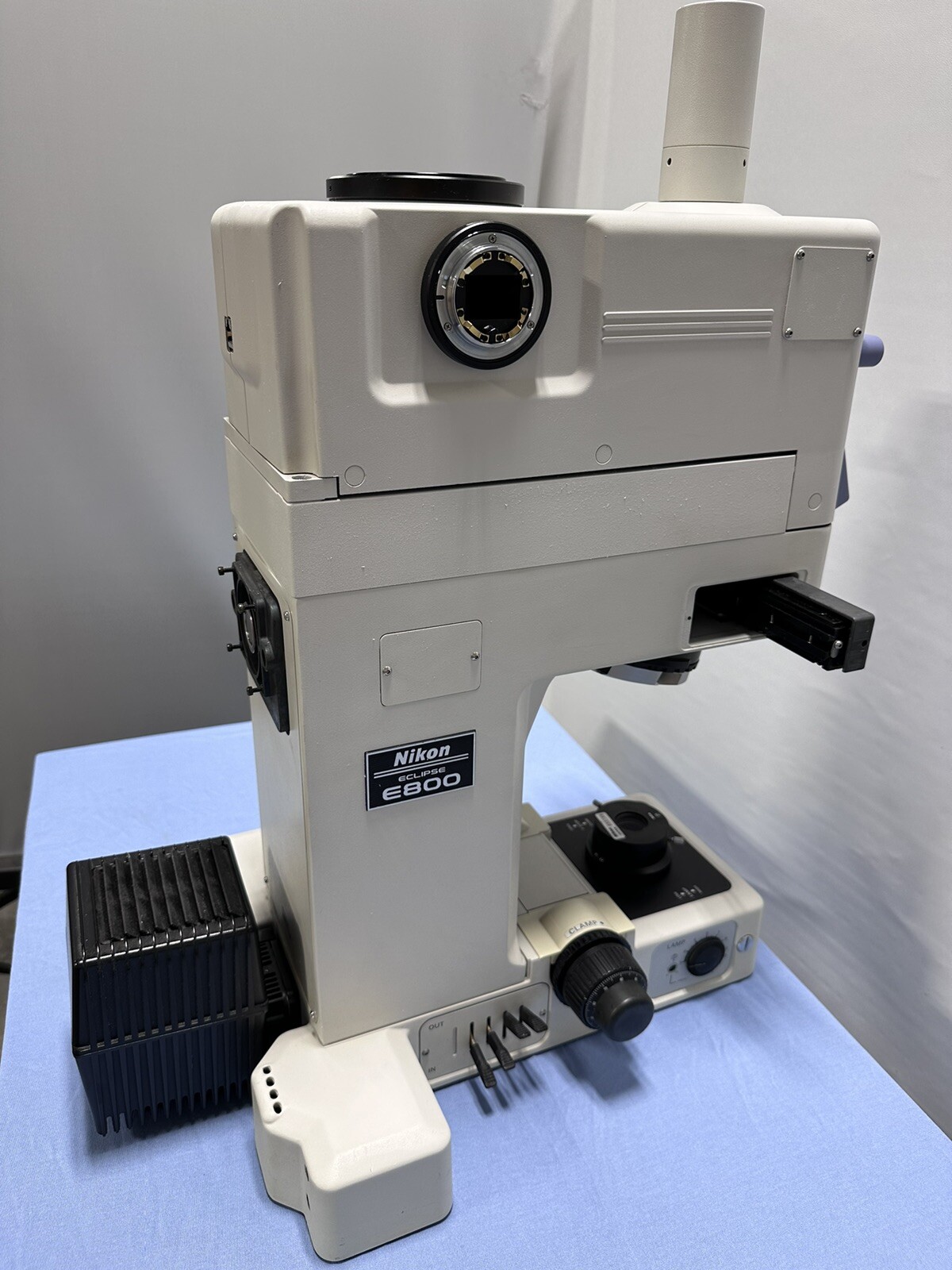 Nikon Eclipse E800 E800M Microscope, VFM, Photo Head V-TP VTP, C-LP CLP
