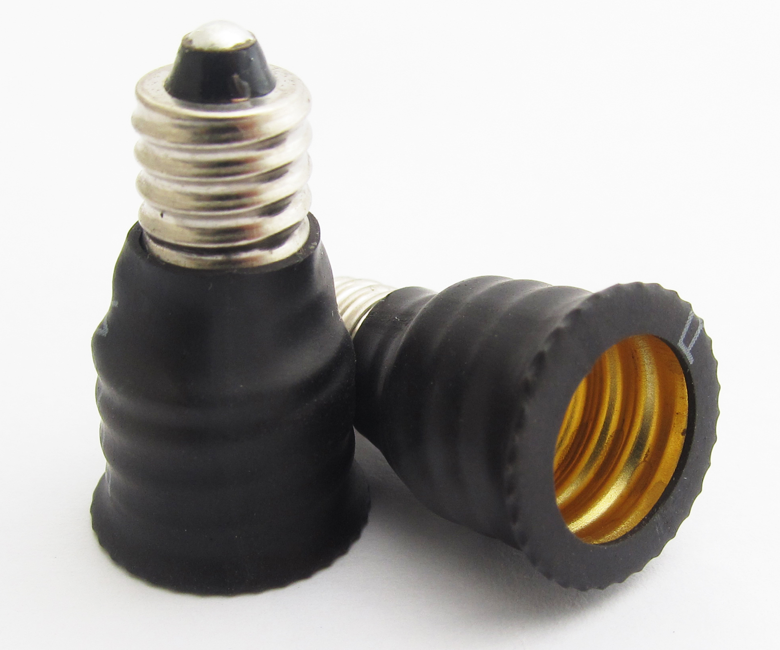 10pcs Base LED Light Bulb Adapter Holder Socket Converter E10 Male to E14 Female