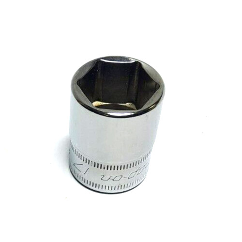 New Snap-on 3/8" drive 17 mm 6-point Shallow Socket FSM171