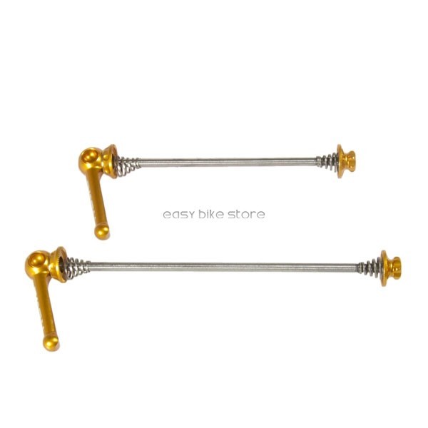 KCNC KQR Titanium Axle Hubset QR Skewer ROAD BIKE 100/130mm - GOLD