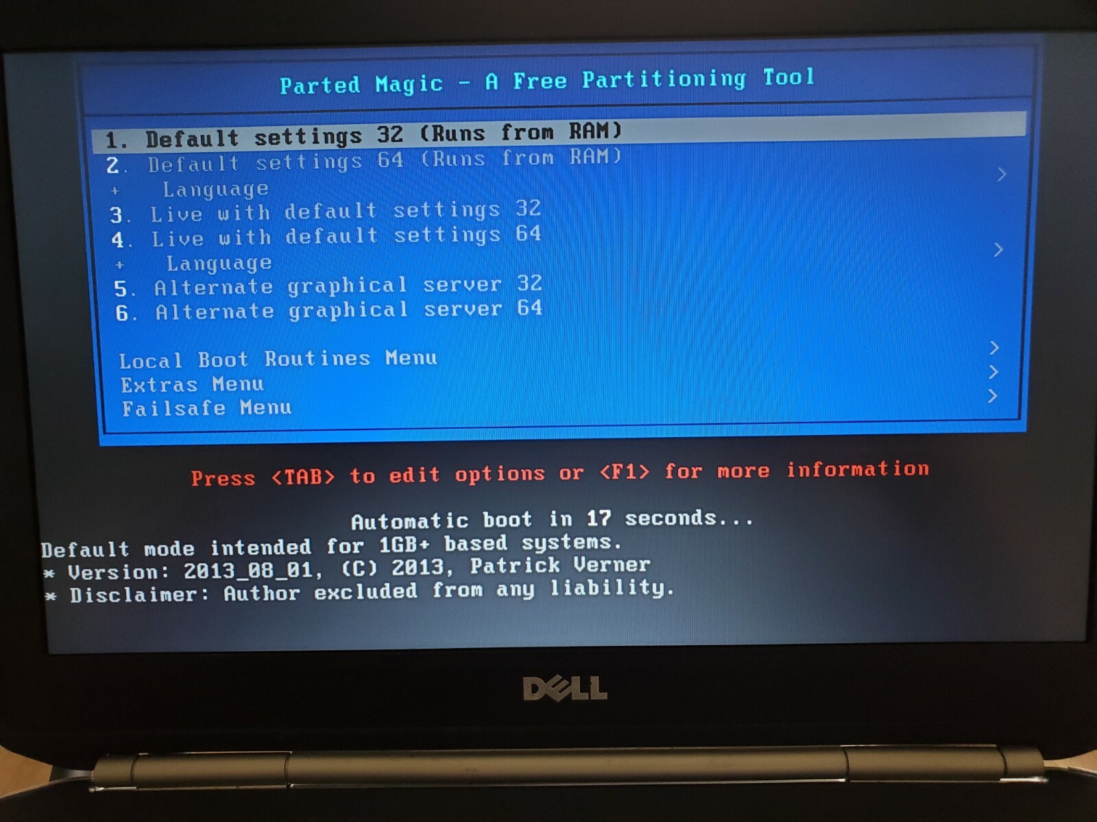 Parted Magic Bootable Linux/Windows Partition Manager 16G USB Stick