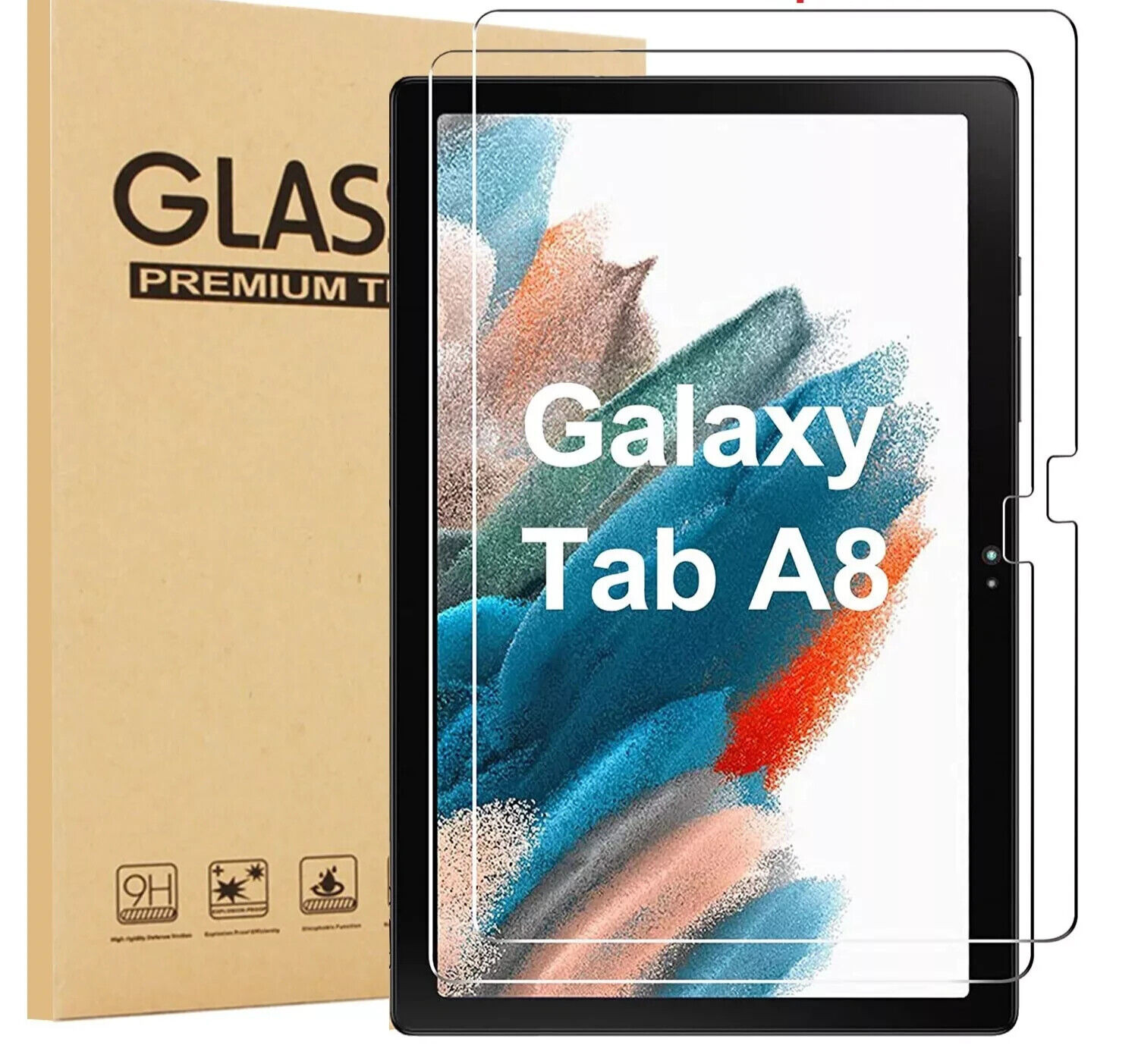 3 Pack Tempered Glass Screen Protector For Samsung Galaxy Tab A8 10.5'' SM-X200