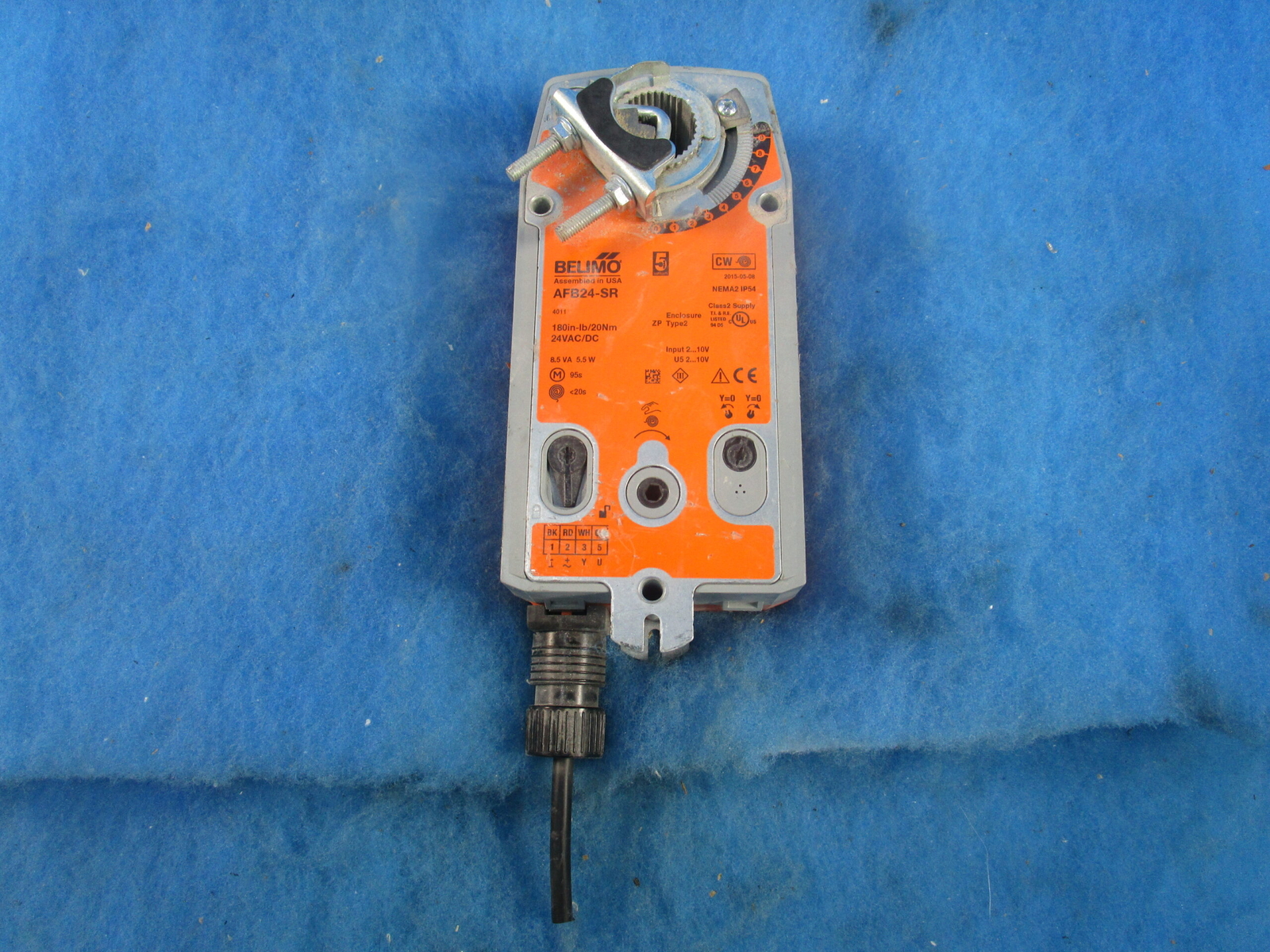 BELIMO DAMPER ACTUATOR AFB24-SR NEMA 2 180IN-LB/20NM 24VAC/DC 8.5VA 5.5W 1 WARRA