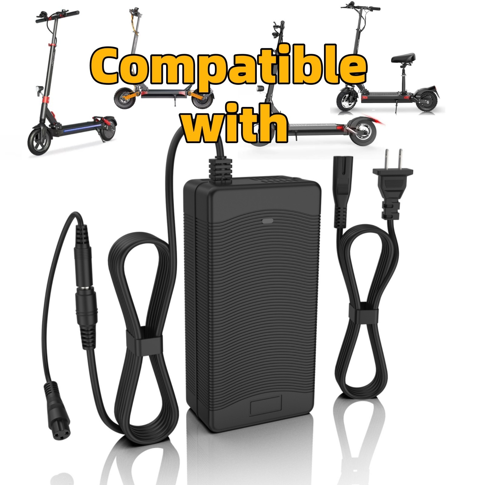 54.6V 2A Charger for Joyor S5 / G5 / Y7-S / Y7-S Pro 800W 48VDC Lithium-ion