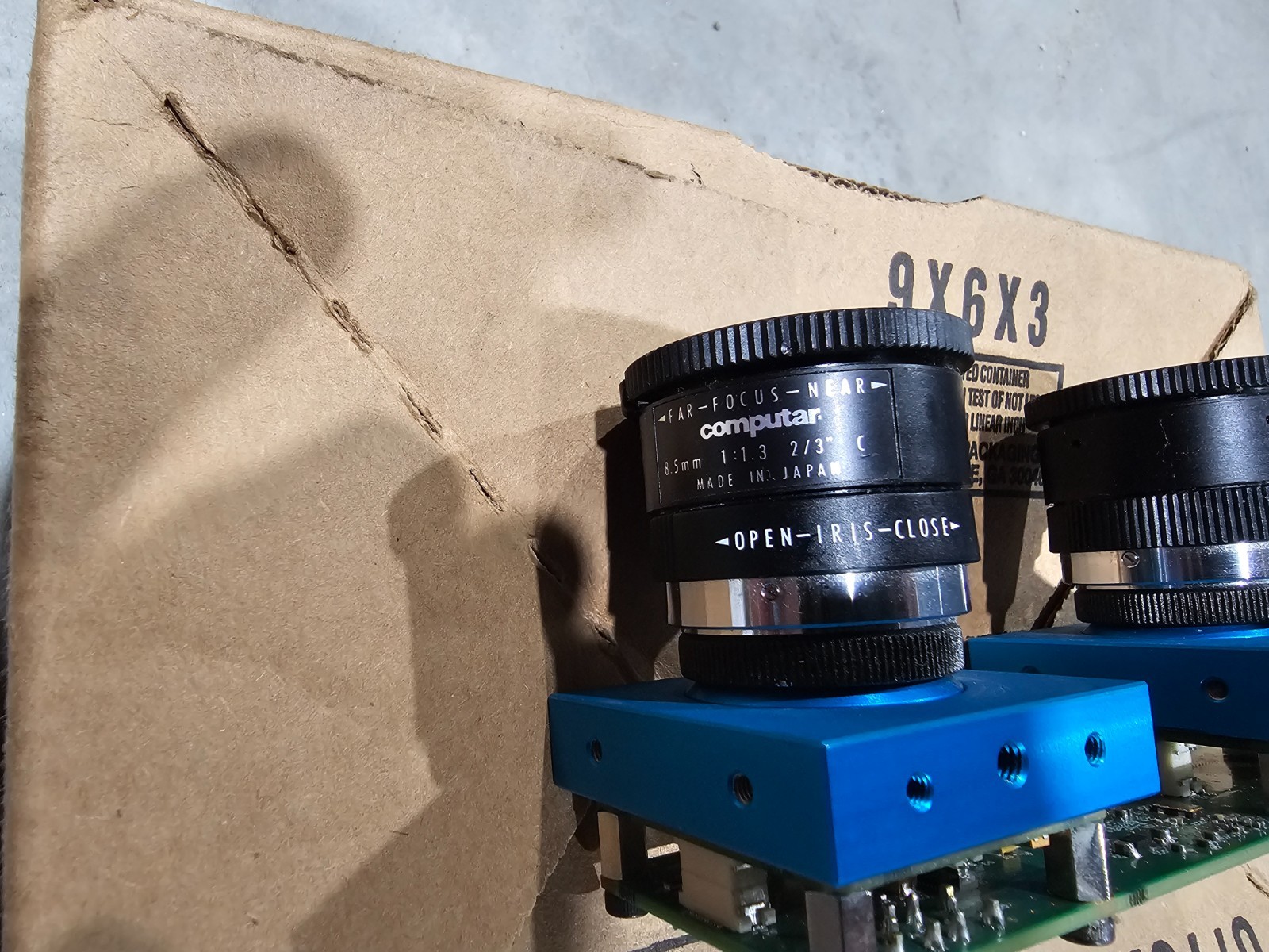 NiT 9DMC1001CS31UF0B Imaging Vison Sensor CMOS Camera with Computar Lenses AS IS