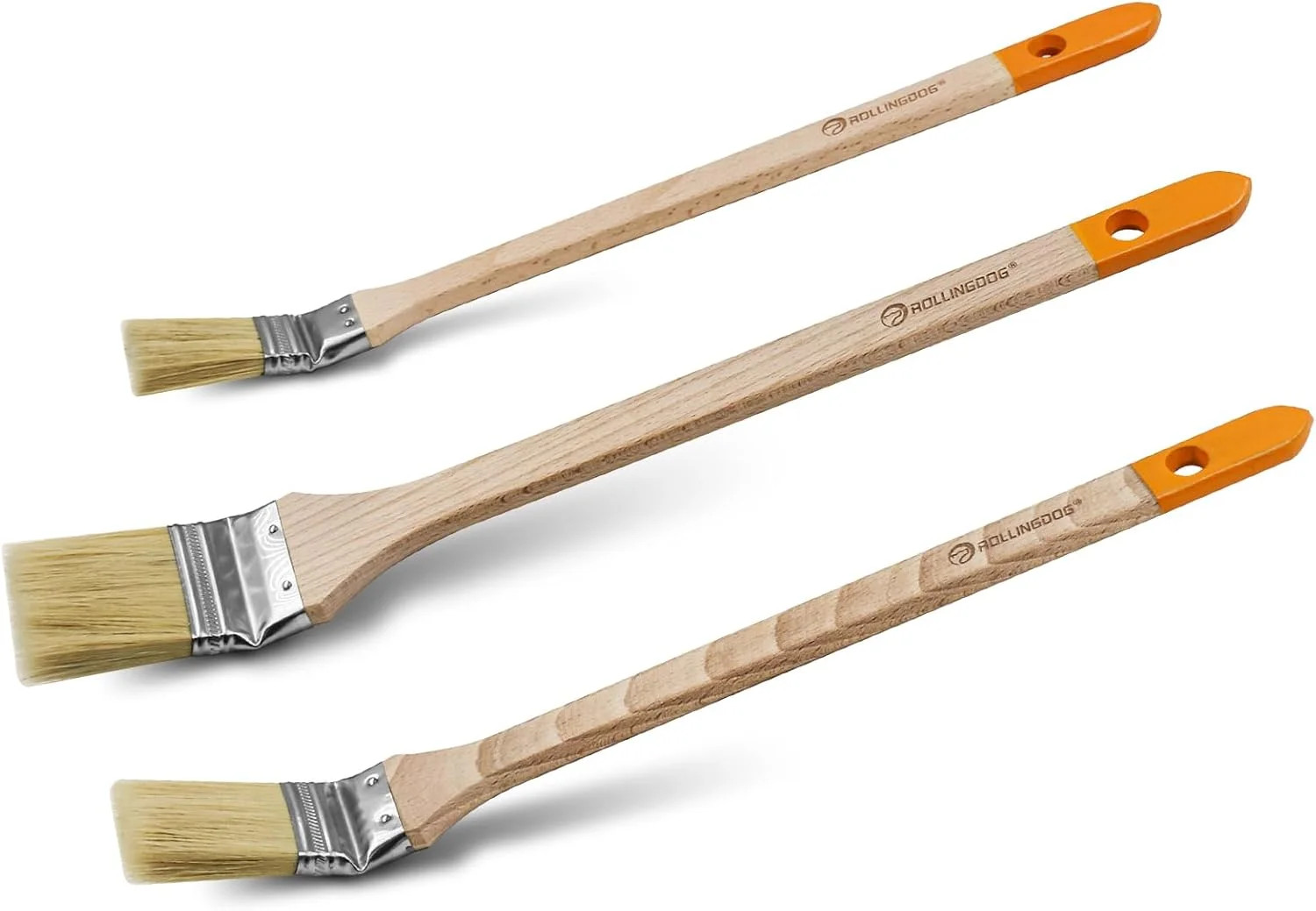 Radiator Brush - 3PC Long Handle Paint Brush for Ceilings,High Walls(