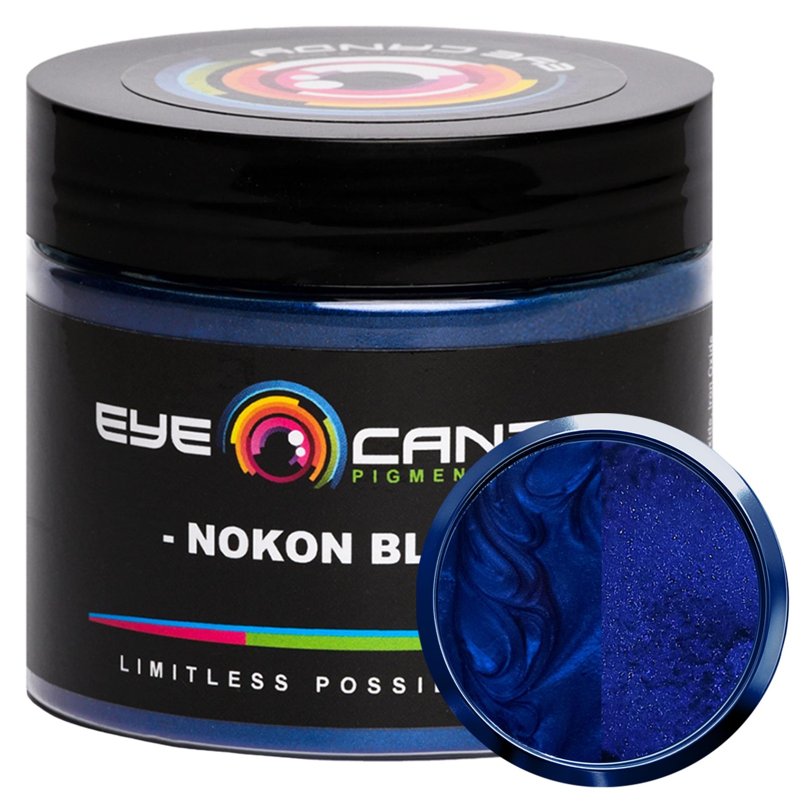 Eye Candy Pigments Premium Blue Mica Powder - Nokon 50G,