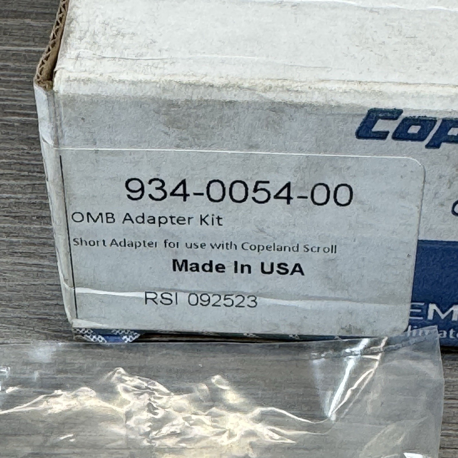 Emerson Copeland OMB Adapter Kit 934-0054-00