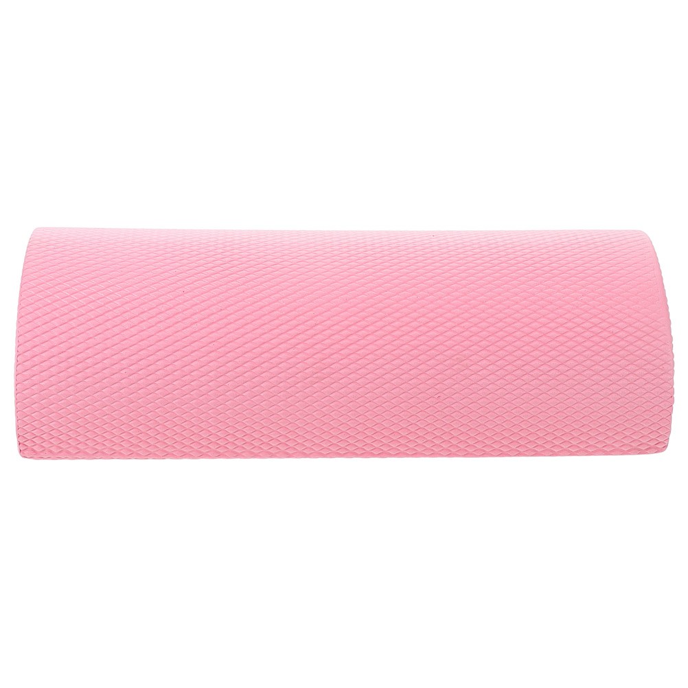 Pink Eva Half Roller for Fitness Muscle Massage Yoga Core Strengthening Tool