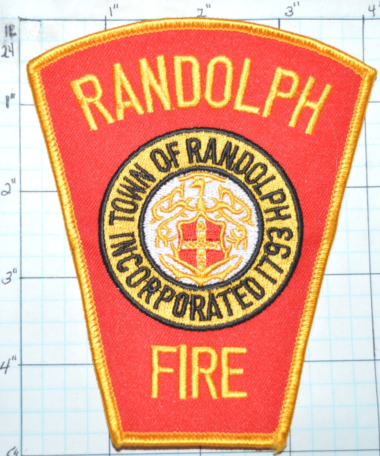 MASSACHUSETTS, RANDOLPH FIRE DEPT PATCH
