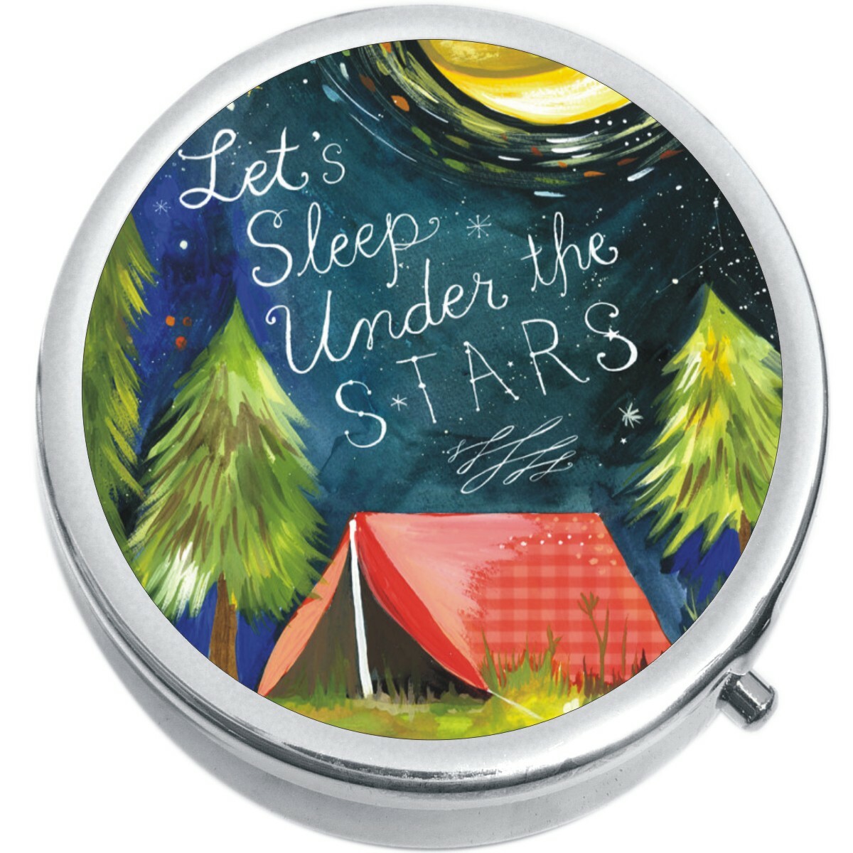 Lets Sleep Under the Stars Medicine Pill Box