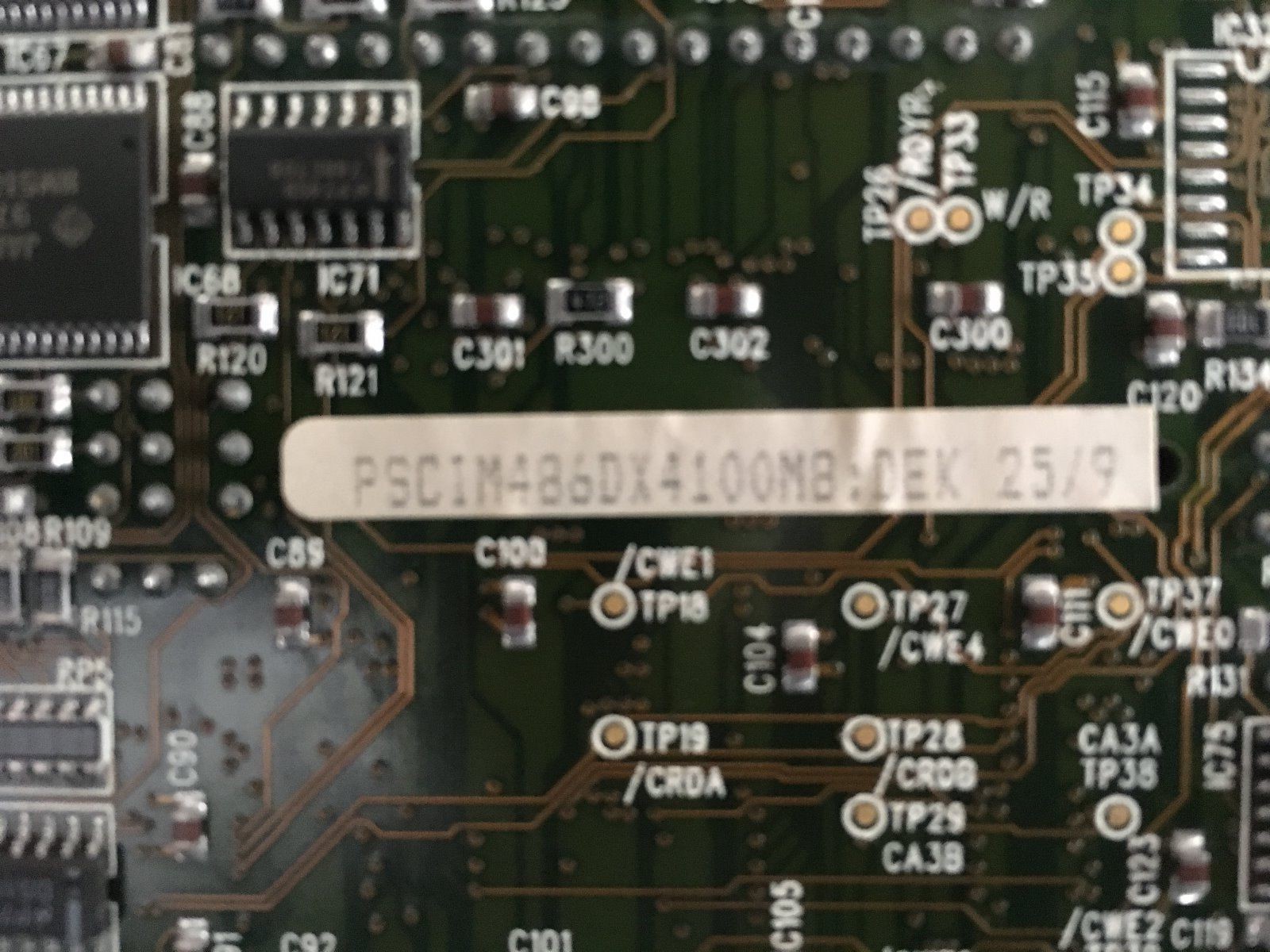 Dek Printer 265GSX/Lt & Typhoon(Early models) Arcom Motherboard Part# 137325
