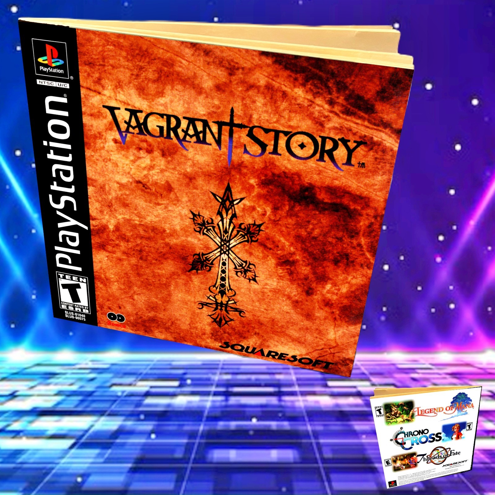 Replacement Manual for - Vagrant Story - Sony PS1 Instruction Booklet