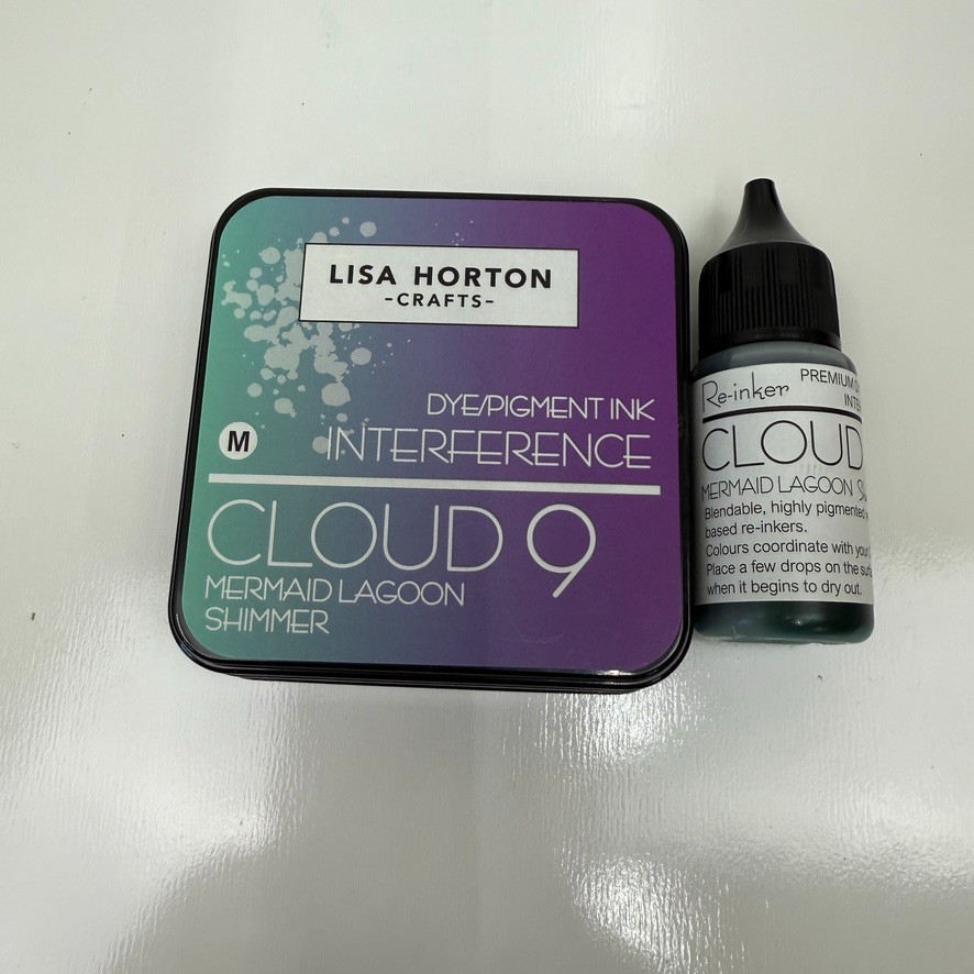 Lisa Horton Crafts Cloud 9 Interference Ink & Reinker - Mermaid Lagoon Shimmer