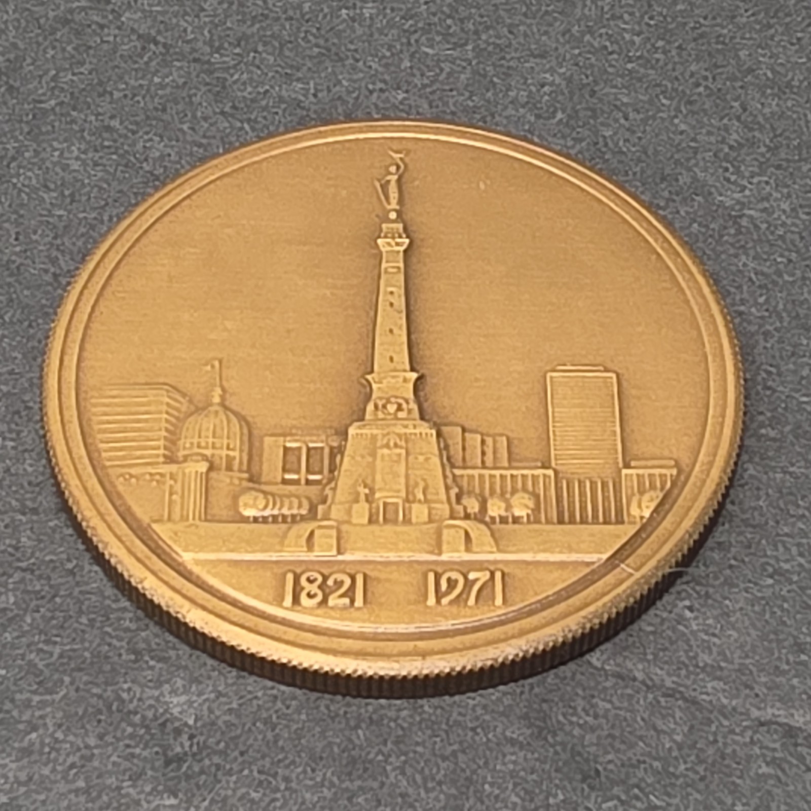 Indianapolis Indiana Sesquicentennial Token 1821 - 1971