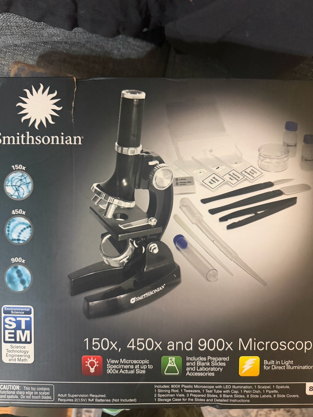 Smithsonian Institution Microscope Learning Set Brand New ￼