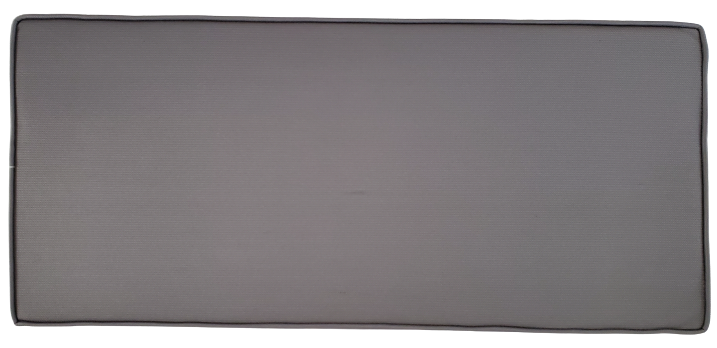 Steel Gray Piano Bench Cushion Pad - Choose Size & Thickness