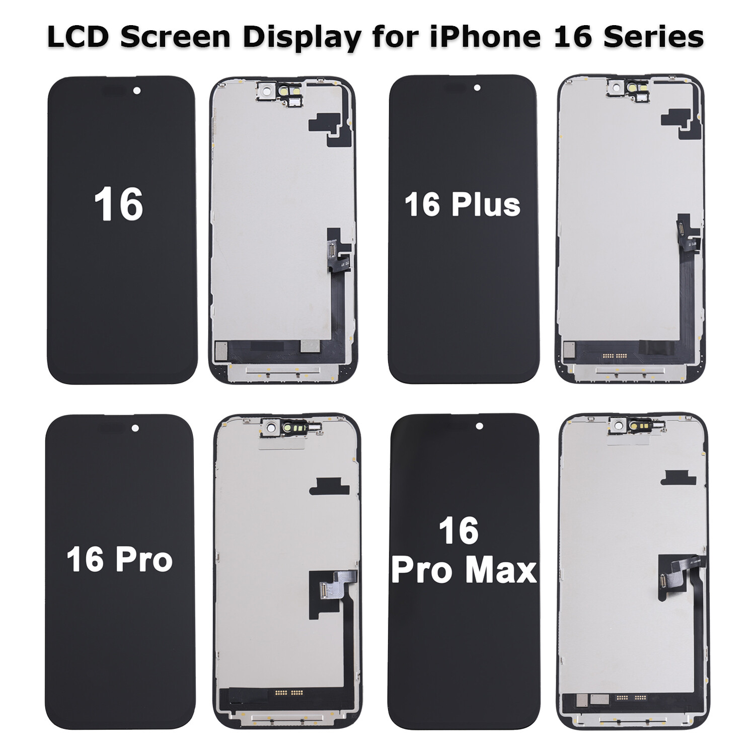OLED LCD Display Touch Screen Replacement For iPhone 16 Plus/16 Pro Max/16E Lot