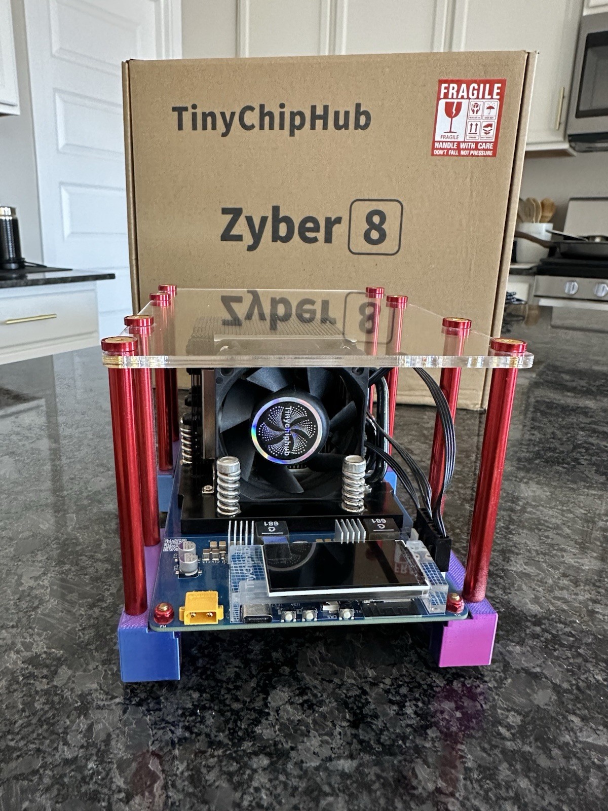 TinyChipHub ZYBER 8S Bitcoin Miner 6.4+ TH/s