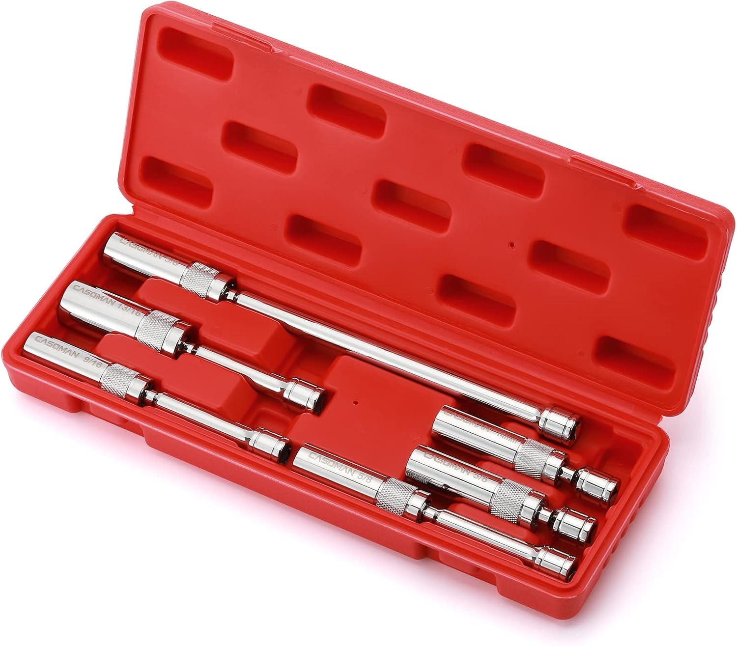 1 OR 6-Piece Magnetic Swivel Spark Plug Socket Set - Durable Chrome Vanadium
