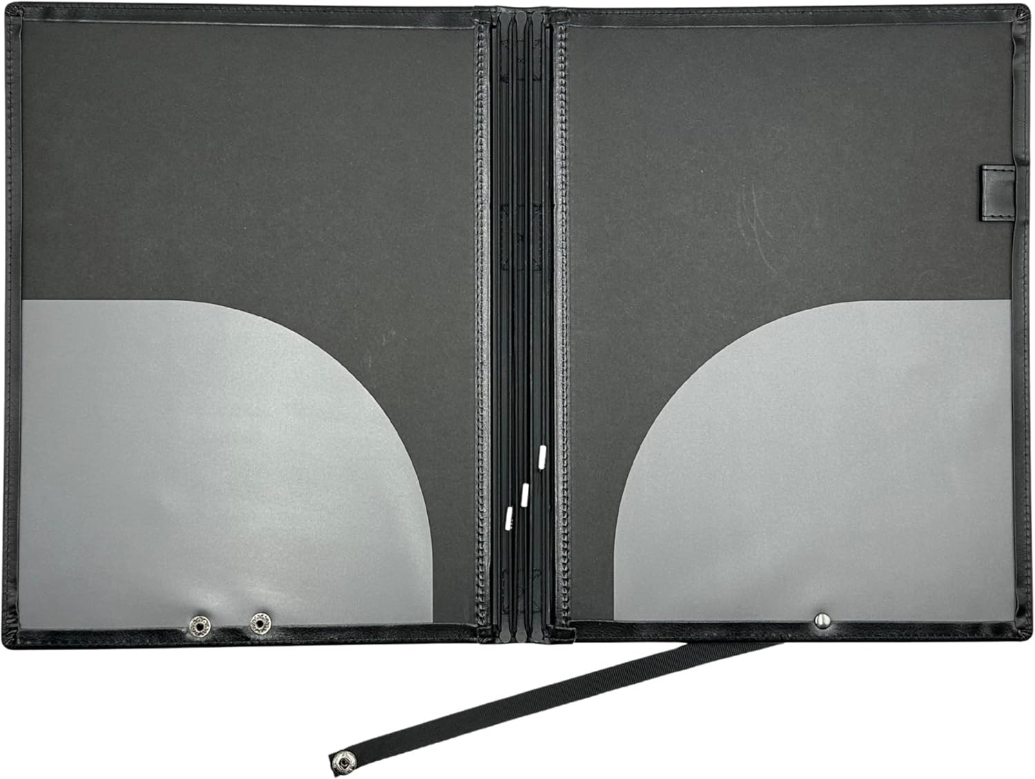 Choir Folder – Lightweight Black Choral Music Sheet Folder | 6 Elastic Stays, Ha