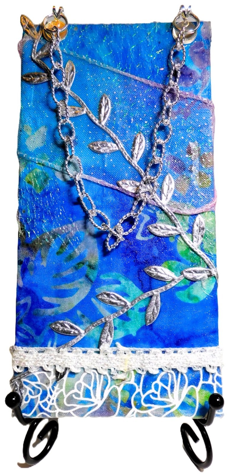 Unique Mixed Media Hanging Art Boards