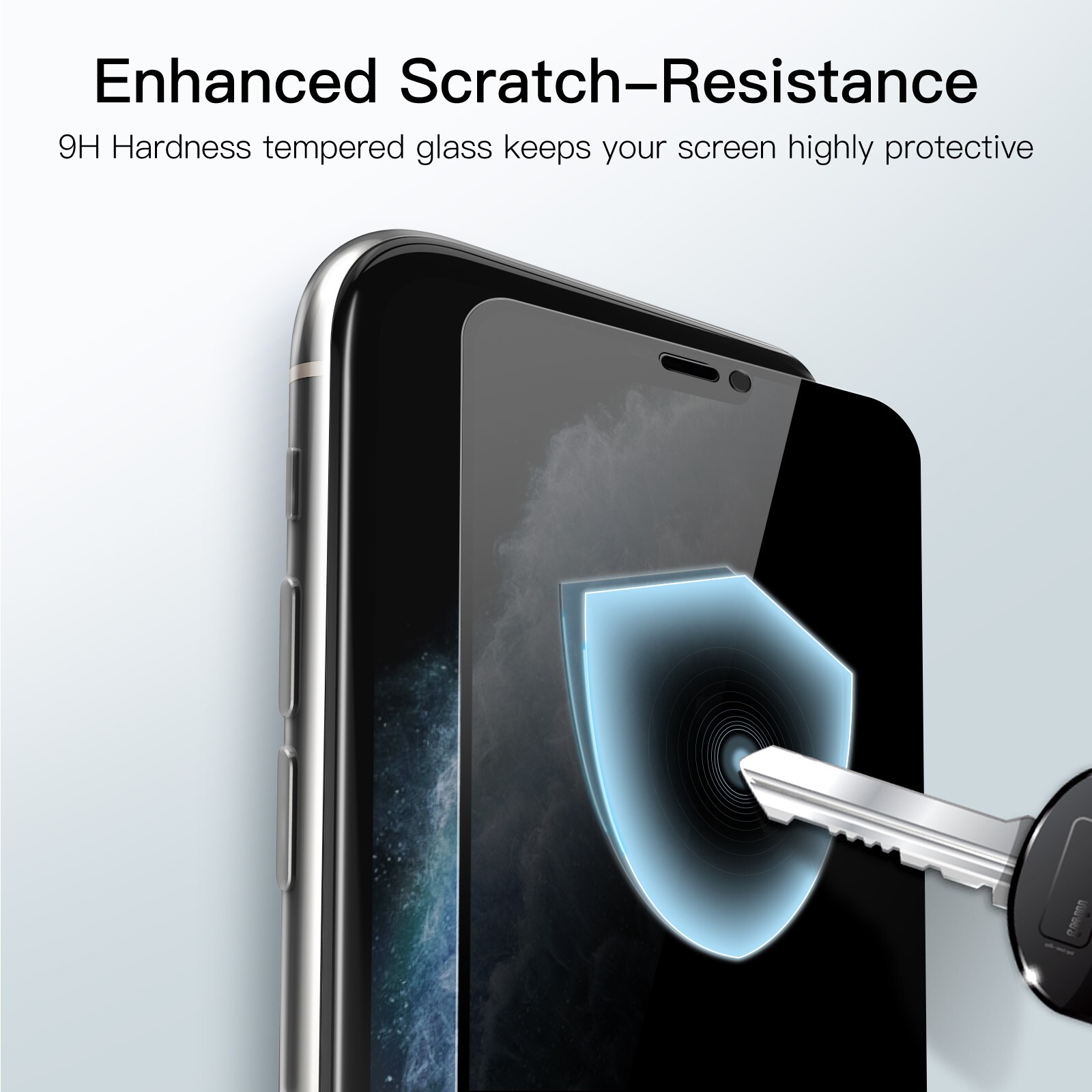 JETech Privacy Full Coverage Screen Protector for iPhone 11 Pro Max/XS Max 6.5''