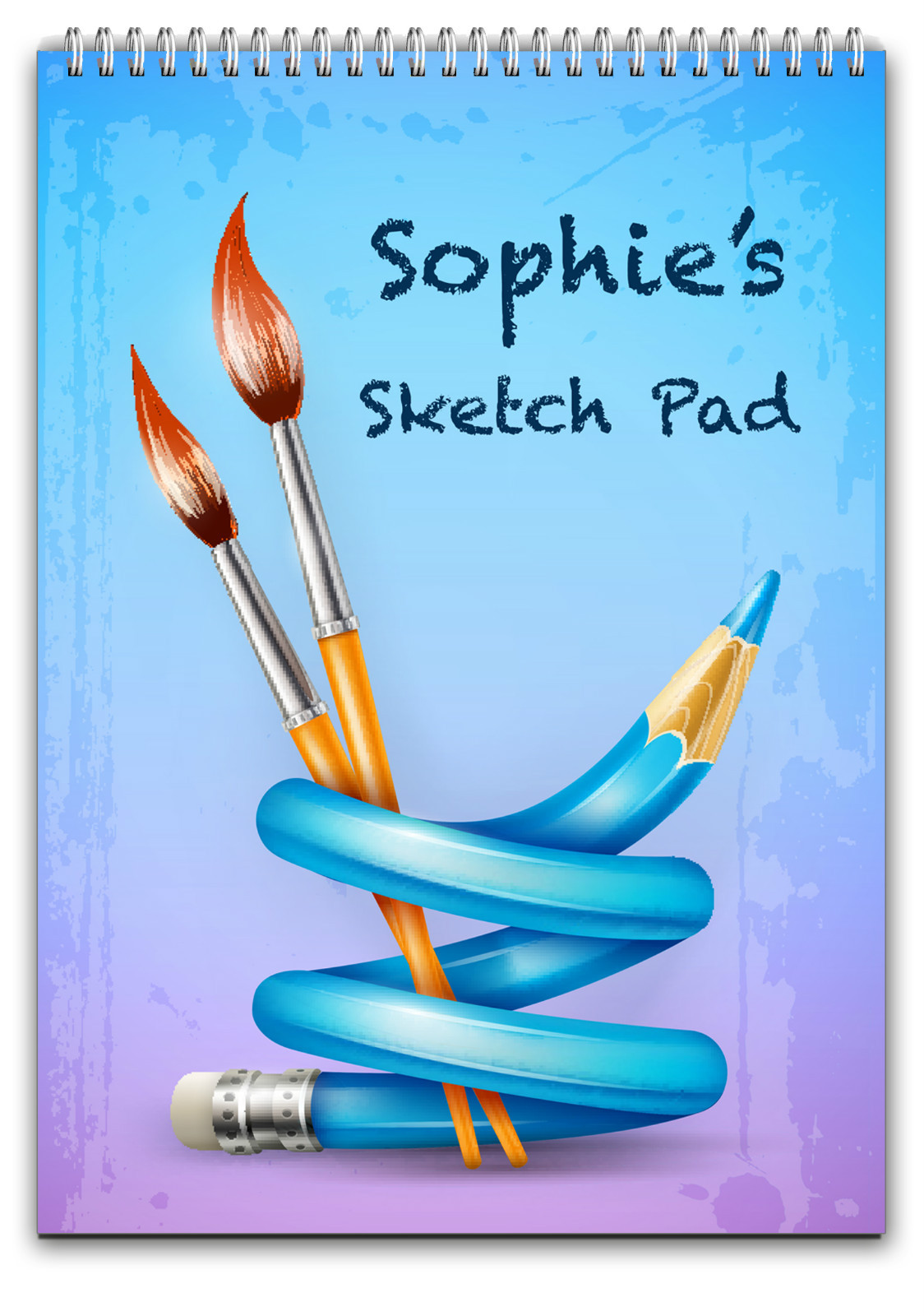 A4 PERSONALISED SKETCH BOOK /PERSONALISED DRAWING PAD/A4 NOTEBOOK/ NOTE PAD A4