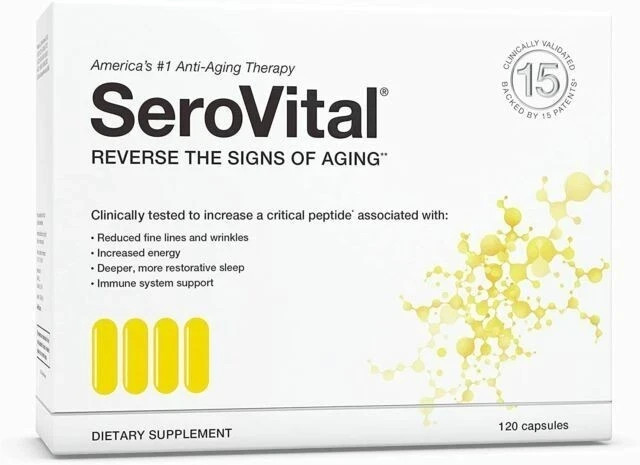 SeroVital Reverse The Signs of Aging Dietary Supplement - 120 Capsules