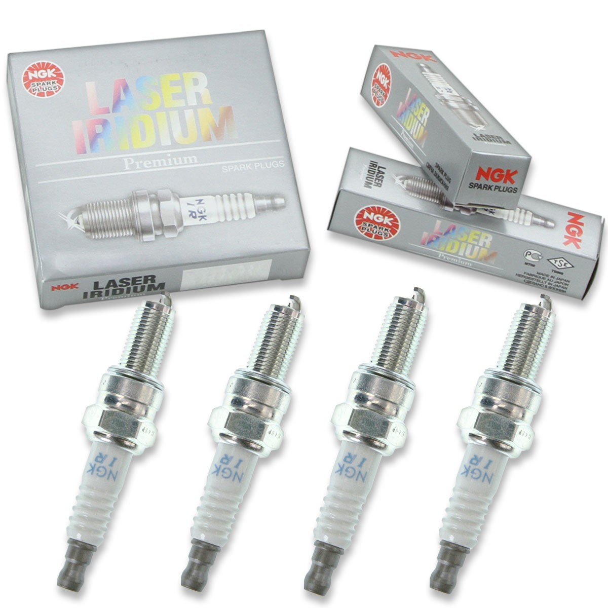 4pcs 12-13 Arctic Cat ProCross F 1100 Sno Pro NGK Laser Iridium Spark Plugs gm