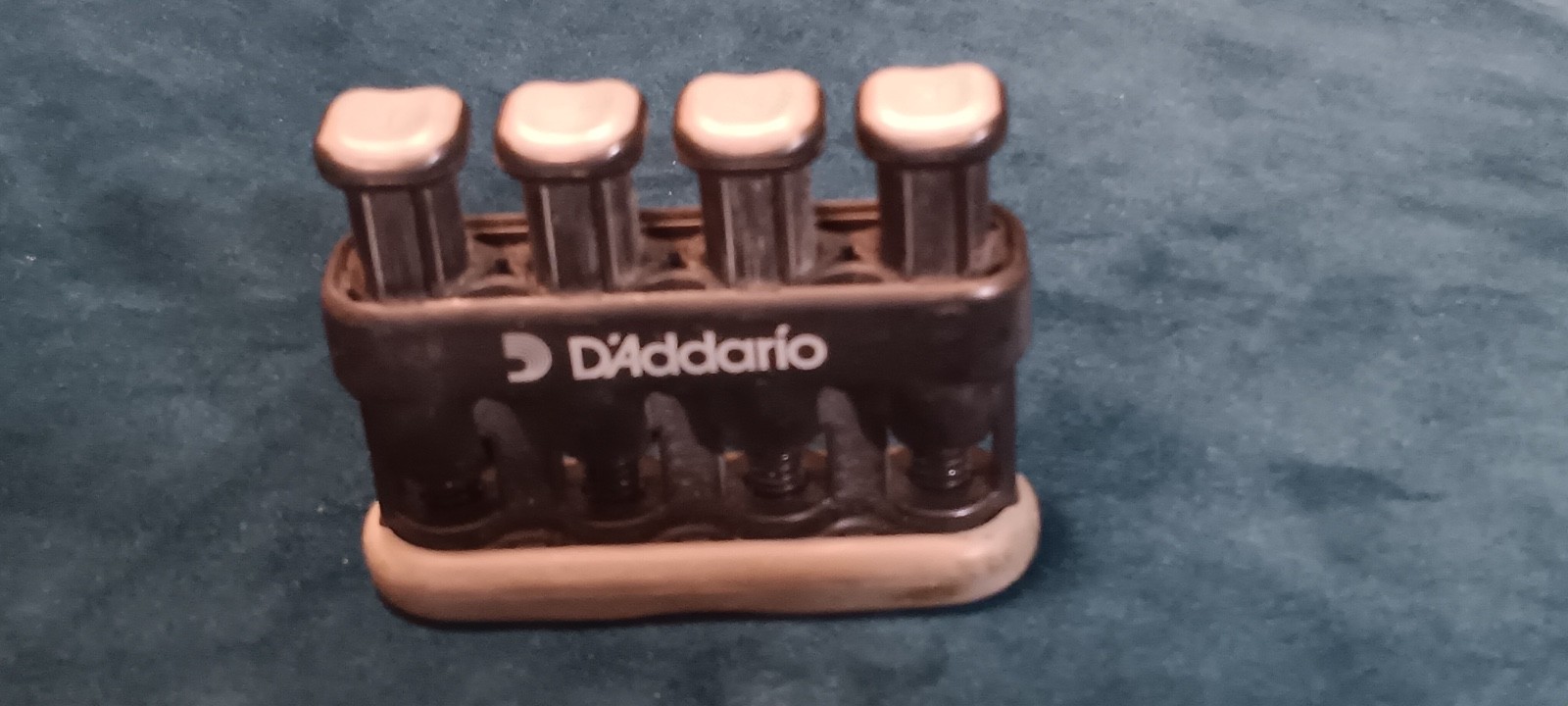 D'Addario Varigrip Adjustable Hand Finger Exerciser Grip Trainer Black Gray
