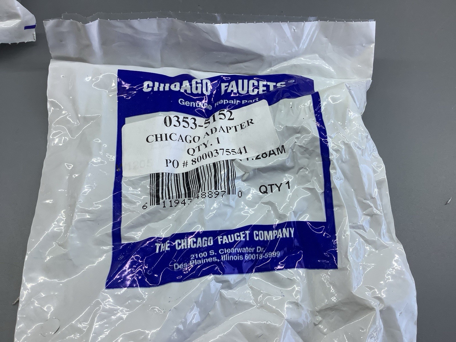 CHICAGO FAUCETS BA2JKABCP Body Adapter New Single