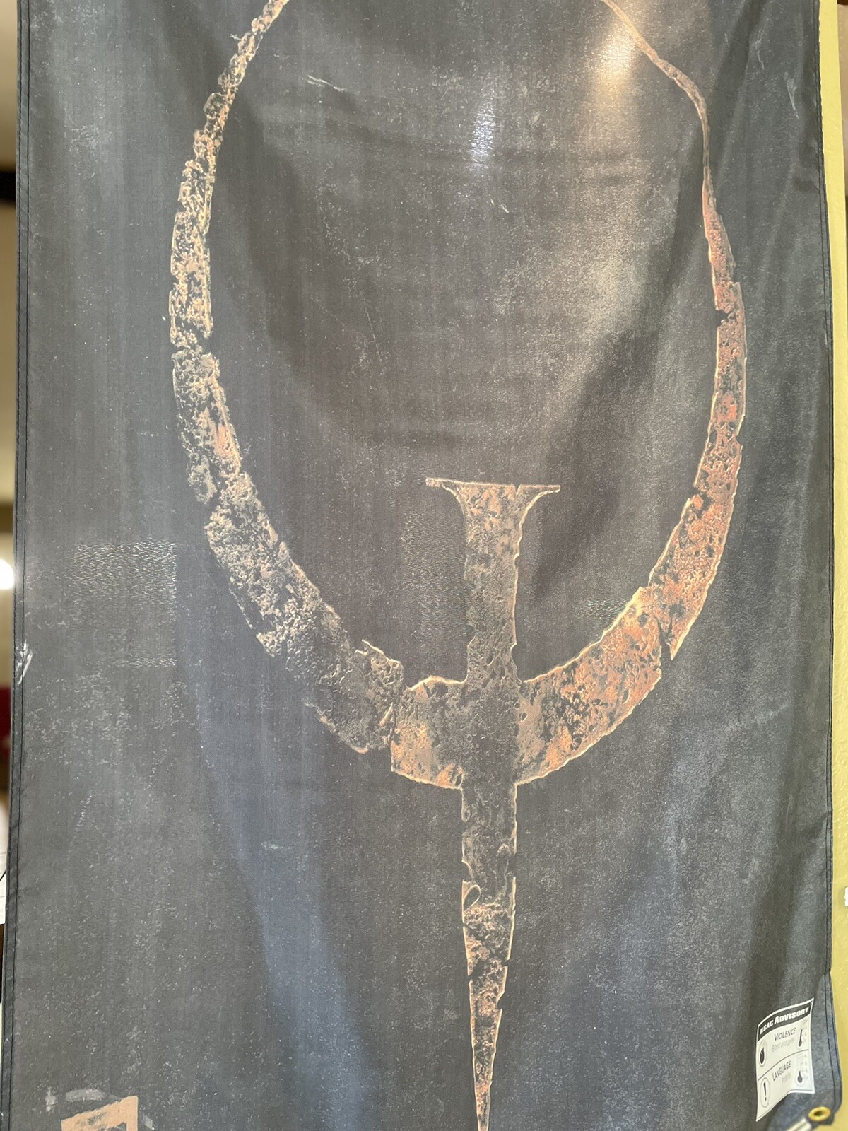 QUAKE 5ft Flag PC 1996 id Software Banner Poster