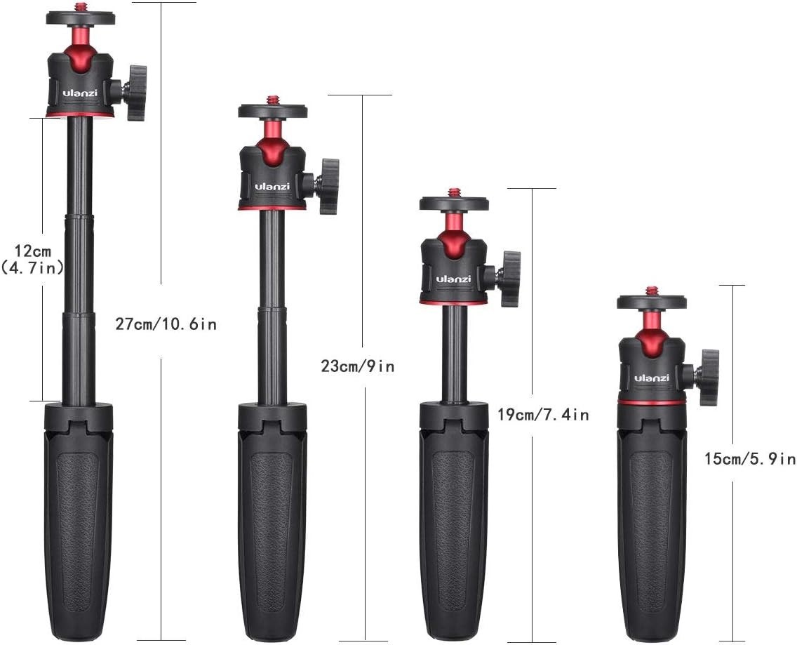 Extendable Mini Tripod for Cameras: Lightweight & Foldable Vlogging Solution