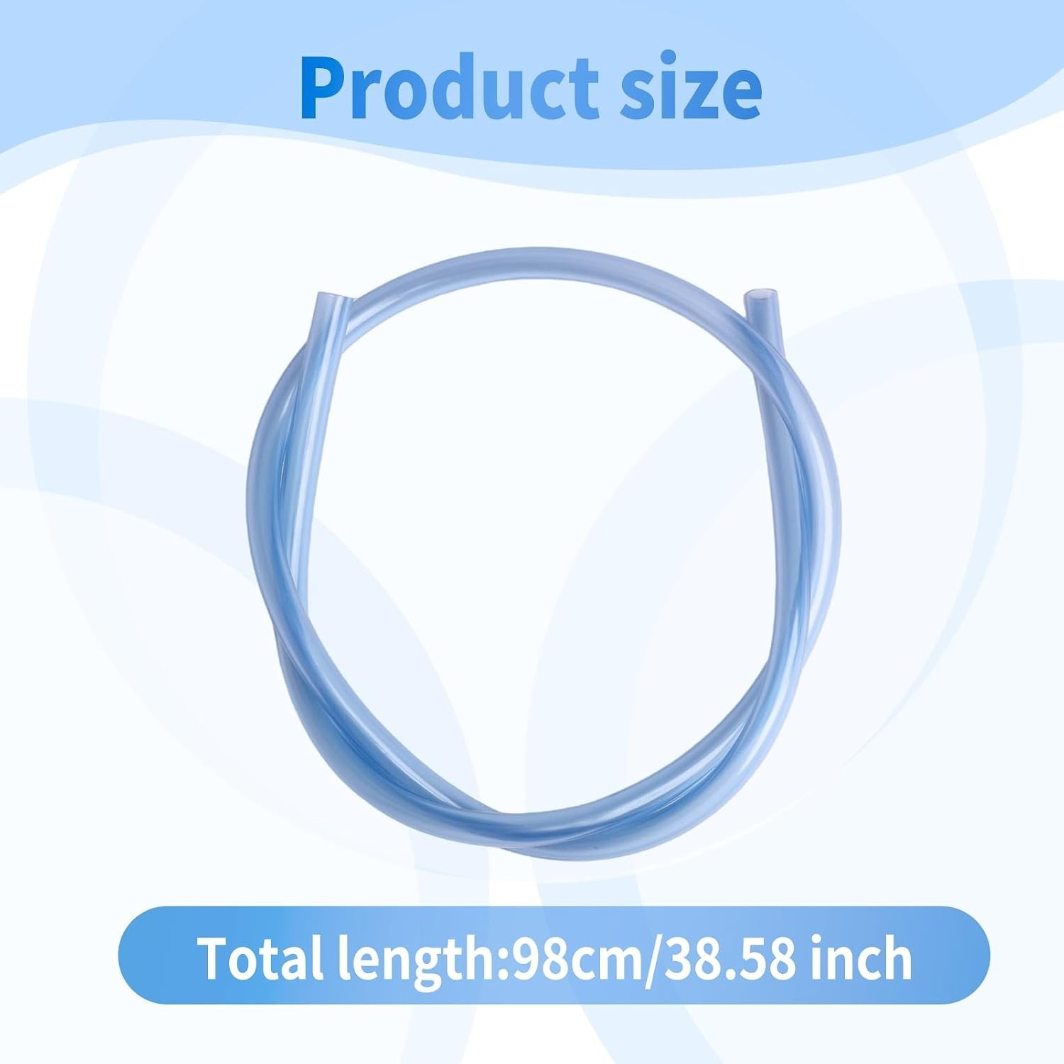 Versatile 2-Pack Replacement Hydration Bladder Hoses, 1/4" Inner Diameter Tubing