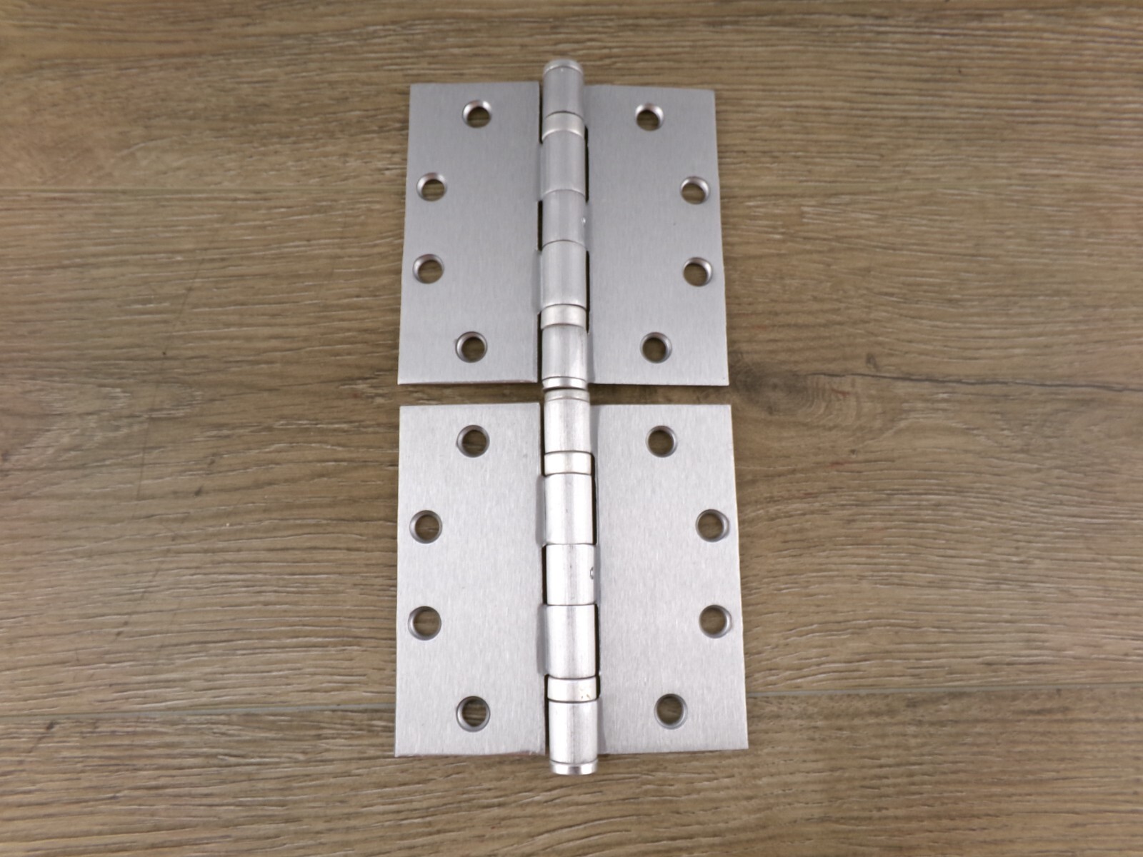 Set of 2 Orca Hardware 4.5 x 4.5 Sq Commercial Hinges, NRP, Satin Chrome, New S2