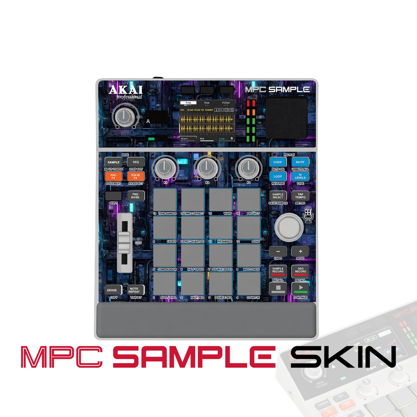 Akai MPC Sample Skin / Night City Circuit