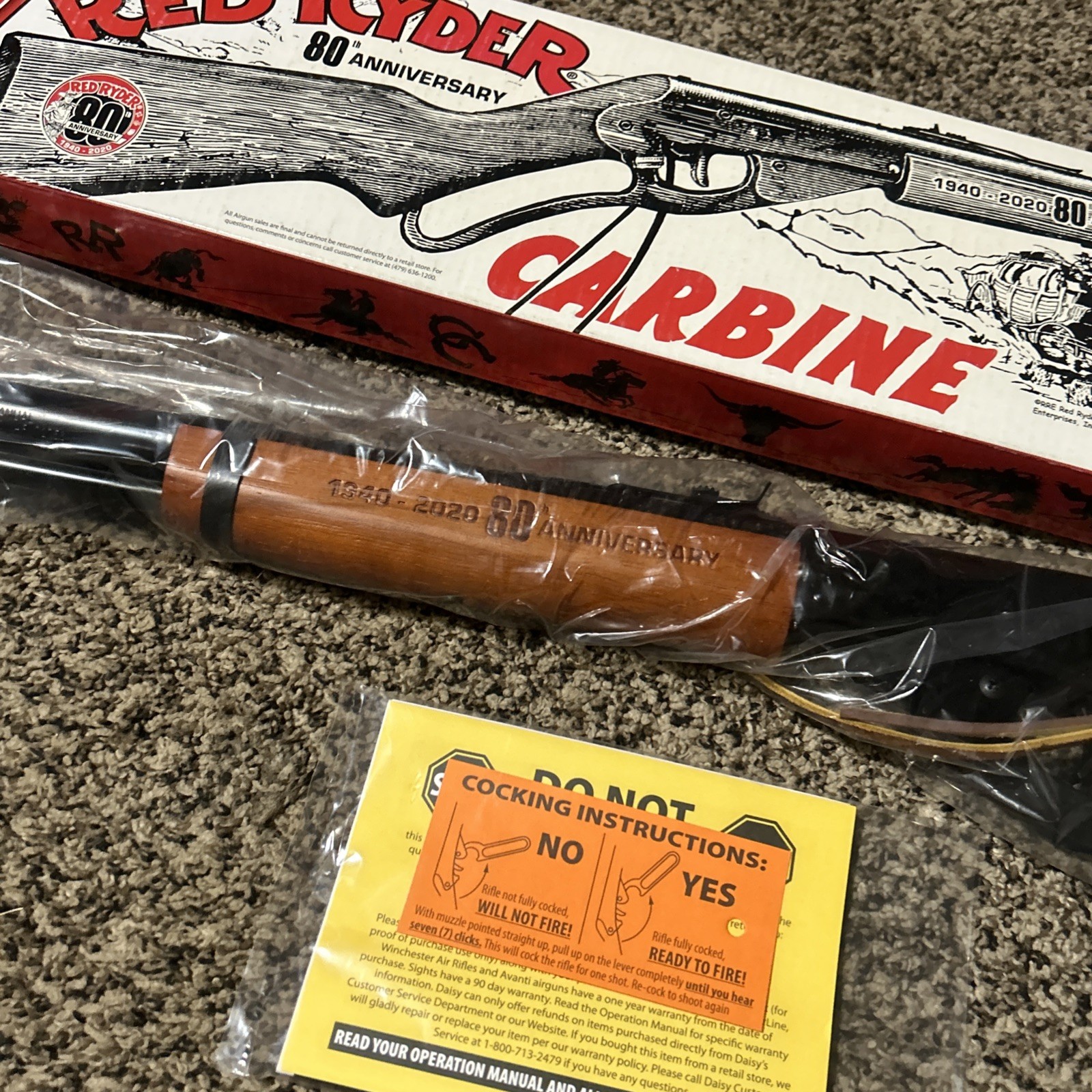 Daisy Red Ryder 650 80th Anniversary BB Gun - NEW in BOX
