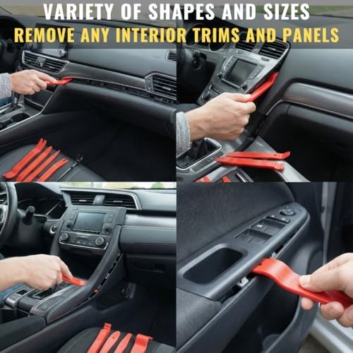 Auto Trim Removal Tool Set (No Scratch Plastic Pry Tool Kit) - Auto Trim Tool