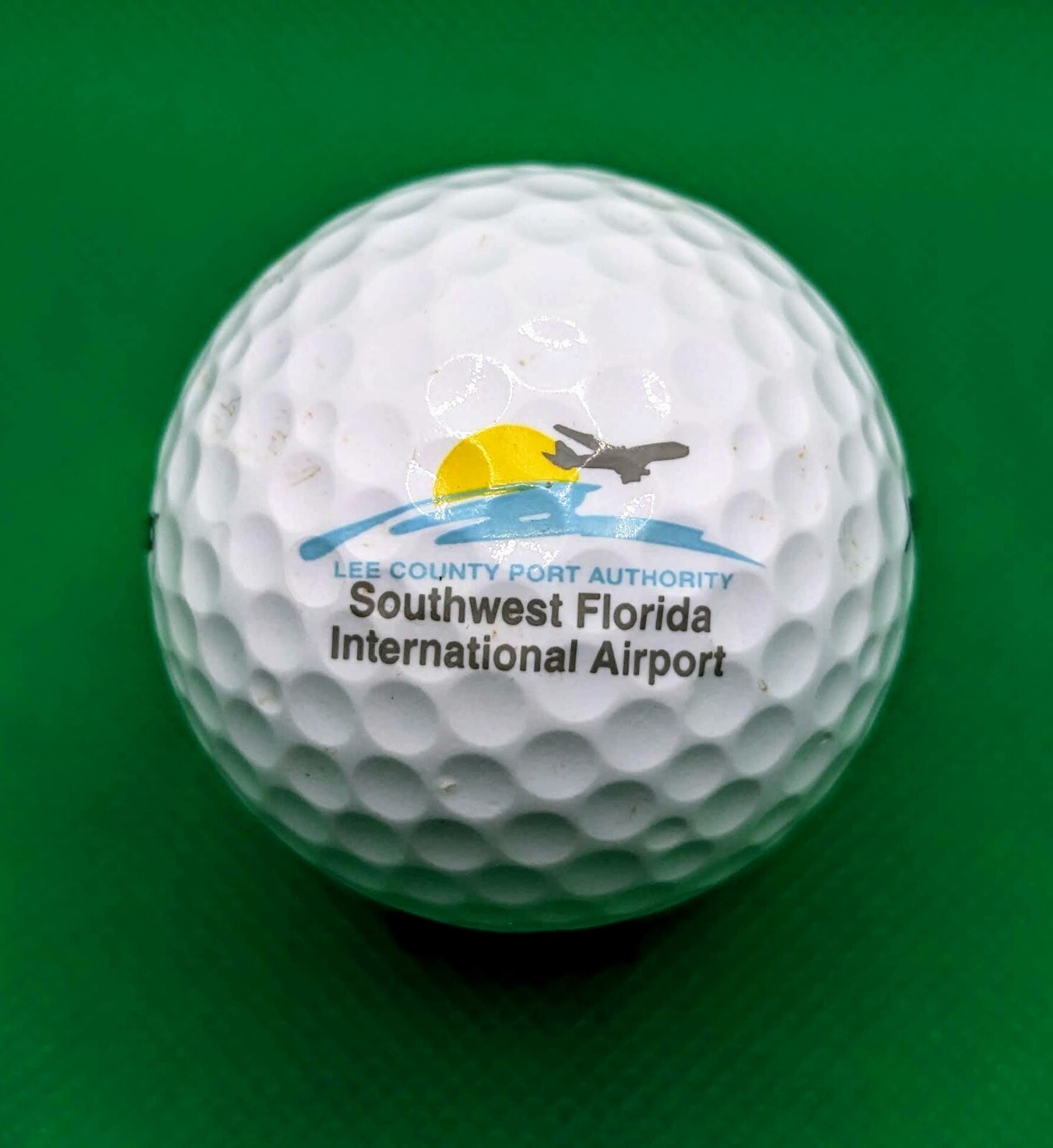 Lee County Port Authority Southwest Florida International Airport logo golf ball